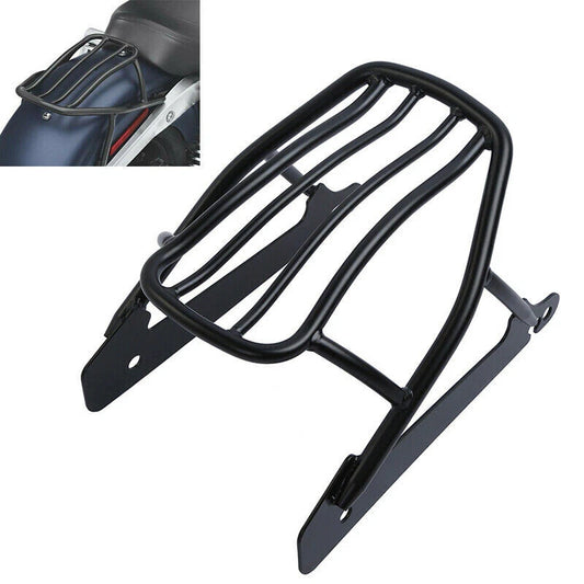 Rigid Solo Luggage Rack Fit For Harley Dyna Street Bob Super Glide 06-17 16 15