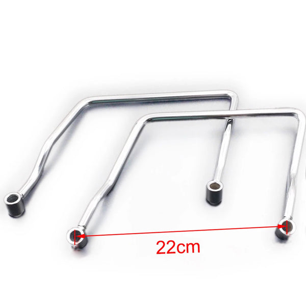 22cm Saddle bag Support Bar Mount Bracket For Yamaha VN VT Vtx Suzuki Custom