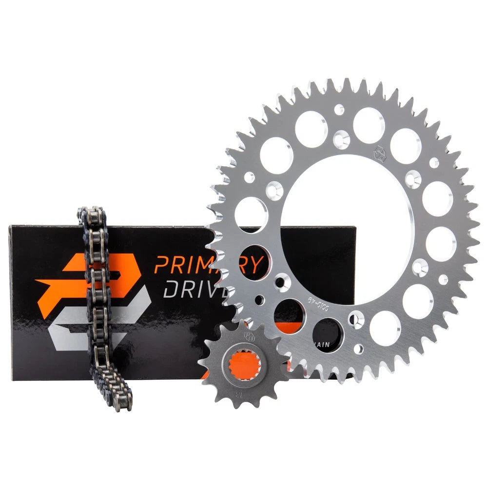 Primary Drive Chain and Sprocket Kit - Steel Rear/O-Ring Chain For KTM 505 SX