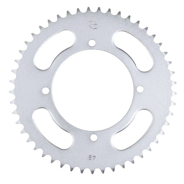 Primary Drive Rear Steel Sprocket 49 Tooth Silver For Kawasaki KX112 2022-2023
