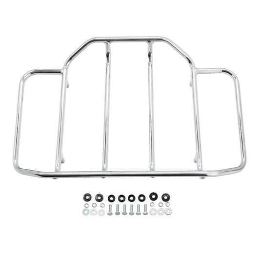 Chrome Trunk Top Luggage Rack Fit For Harley Touring Road Glide Touring