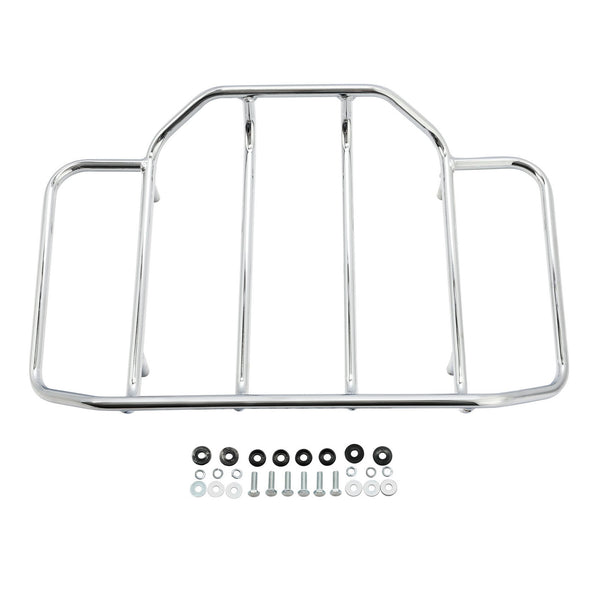 Chrome Trunk Top Luggage Rack Fit For Harley Touring Road Glide Touring