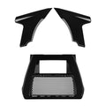 Black Fairing Spoiler Chin Cover Side Panels Fit For Harley Cvo Road Glide 23-24