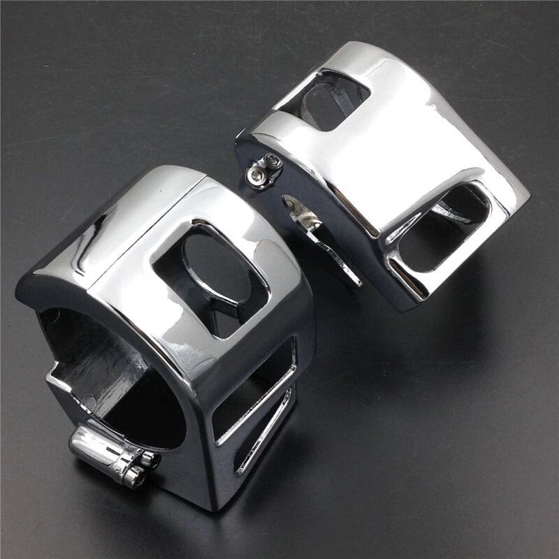 Chrome Switch Housing Cover Fit Kawasaki Vulcan 900/2000 Yamaha VStar 650 Custom