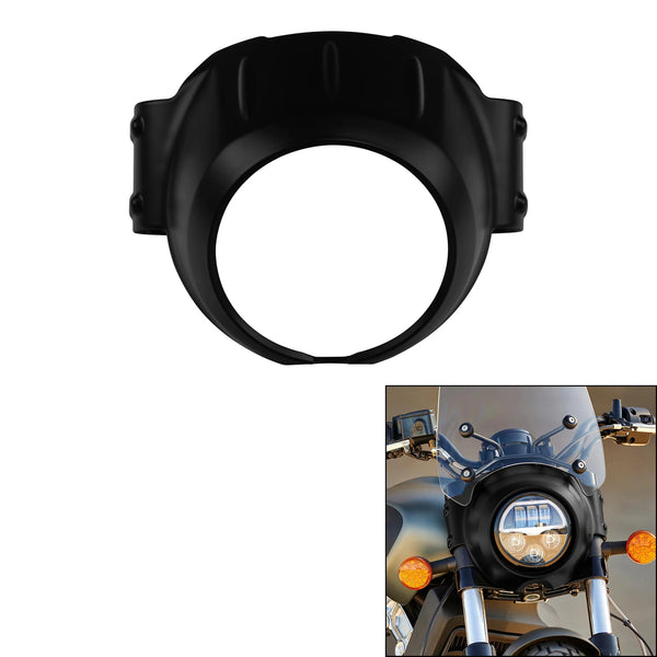 Matte Black Headlight Fairing Cover Fit For Indian Scout Bobber /Sixty Bobber 25