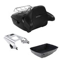 King Tour Trunk Luggage Backrest Mounting Rack Fit For Harley Touring 2009-2013