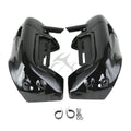 Vivid Black Lower Vented Fairings Fit For Harley Touring Electra Glide 1983-2013