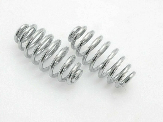 New Pair Of Chromed Seat Springs 4.5" For Vintage Motorcycle Norton @vd