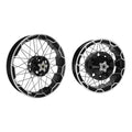 Spoke Wheel Rim Set 21'' X 3.5'' & 18'' X 5'' Fit For Harley Touring ABS 22-25