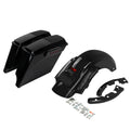 5" Stretched Saddlebags 6X9" Speaker Lid & Fender Fit For Harley Road King 09-13