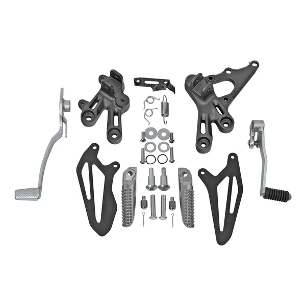 Front Rider Footpegs Footrest Pegs Bracket Fit For Yamaha YZF-R7 YZFR7 2022-2025