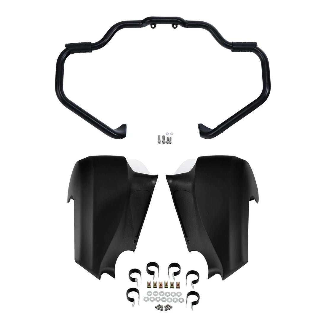 Mustache Engine Guard & Lower Vented Fairings Fit For Indian Chieftain 14-2018