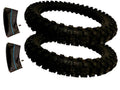 Pair OF 80/100-12 Dirt Bike Tires + Tube BSA Yamaha KTM Kawasaki Crf Motorcycles