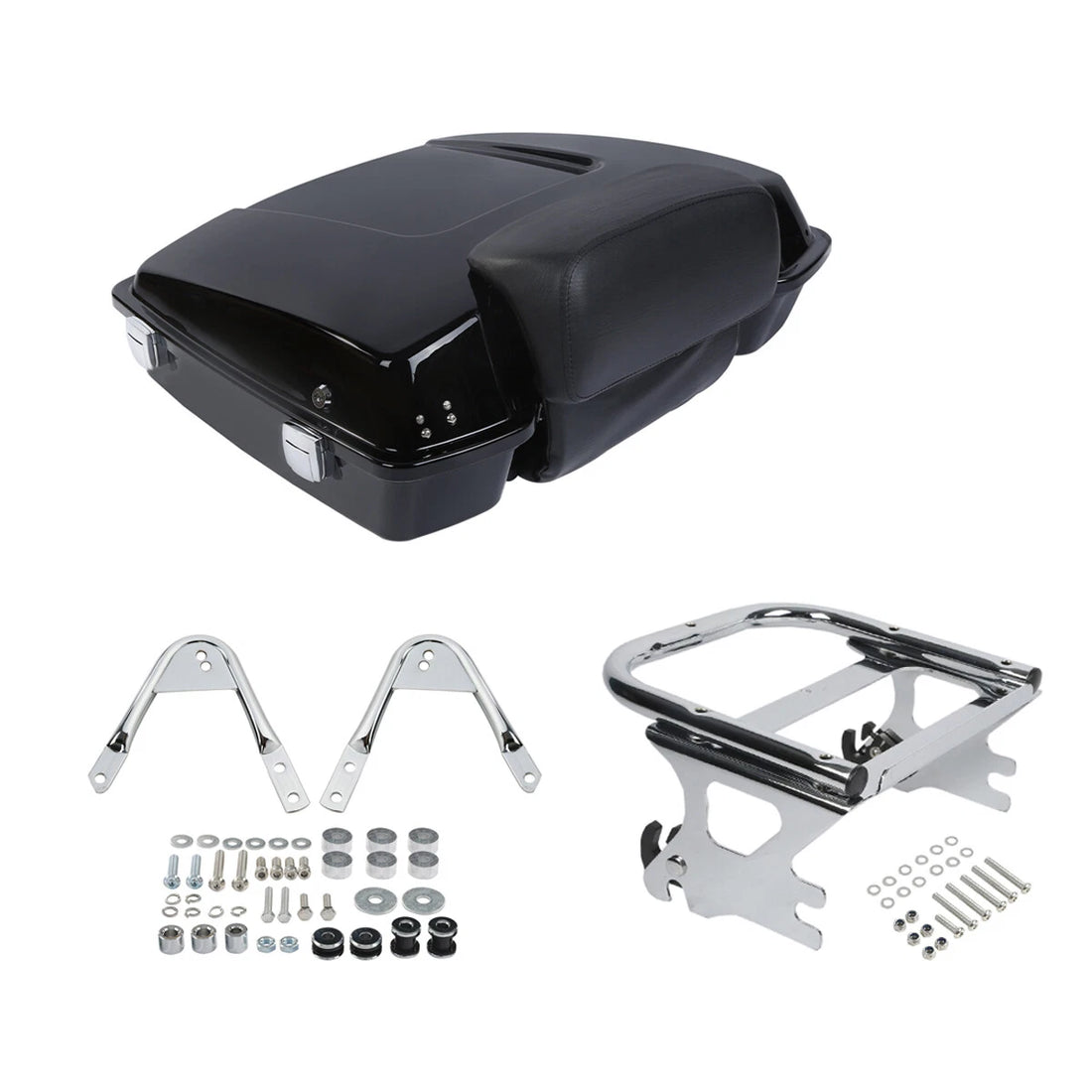 Razor Trunk Backrest Mount Rack Docking Fit For Harley Touring 1997-08