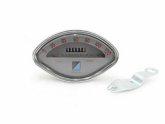 Fit For Vespa Vbb / GL / GT / GS / Sprint Speedometer 0-120 Kmph Grey Face @vd