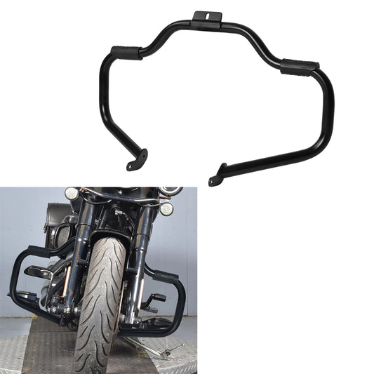 Mustache Engine Guard Crash Bar Fit For Harley Heritage Softail Classic Flstc
