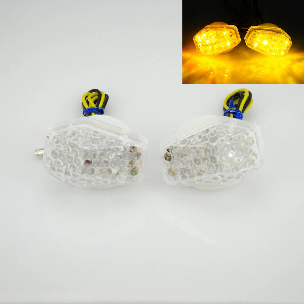 Motorcycle Turn Signal LED Light For Suzuki Bandit 1200S 2000-2005 Clear