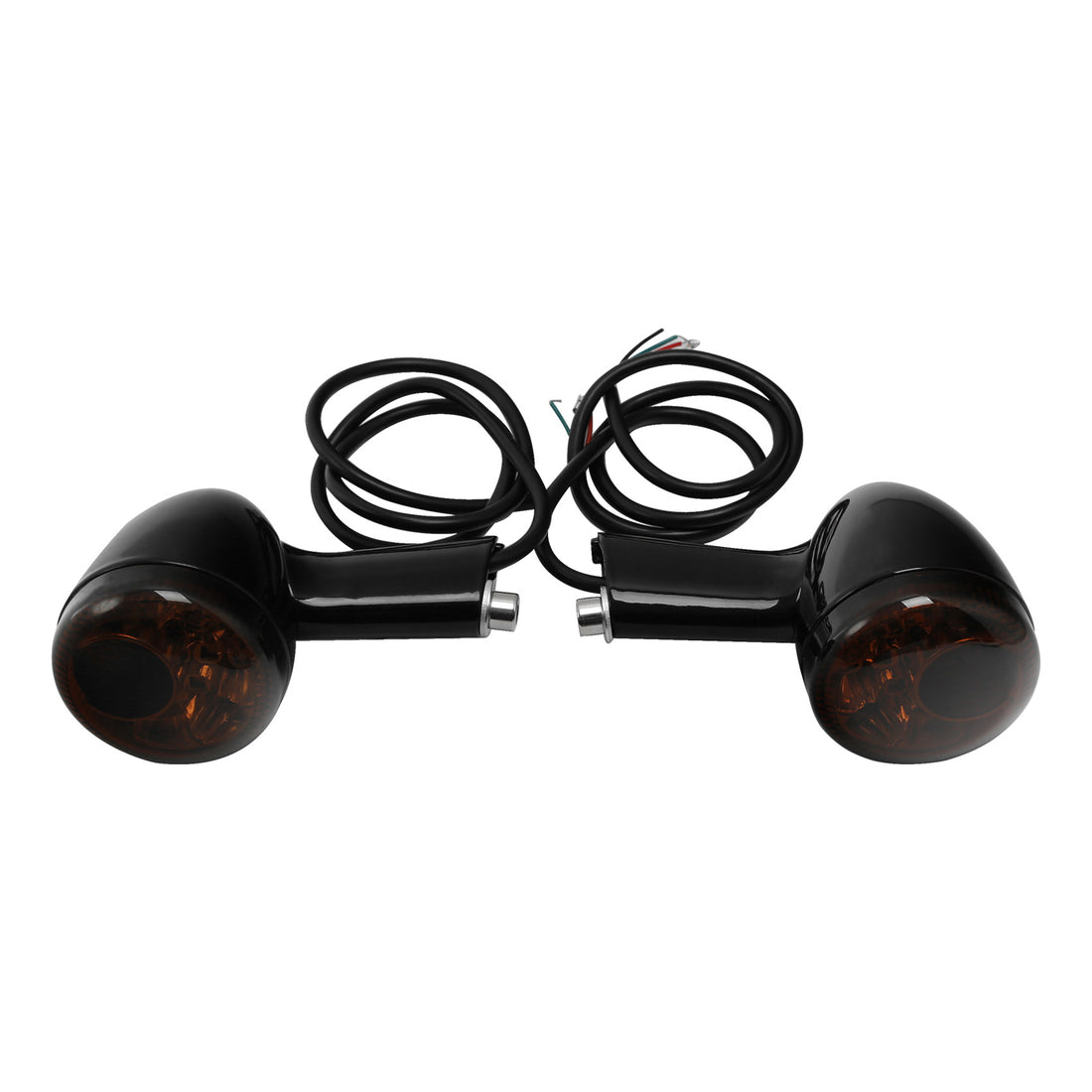 Rear Turn Signals LED Amber Light Fit For Harley Sportster XL 1992-2022 Black