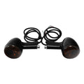 Rear Turn Signals LED Amber Light Fit For Harley Sportster XL 1992-2022 Black