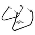 Black Saddlebag Support Bracket Mount Kit Fit For Harley Softail Flsl Fxbb 18-24