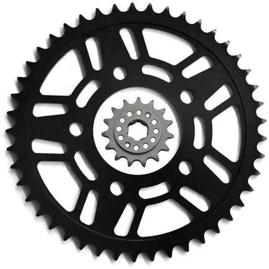 525 CNC 15T/46T Front Rear Motorcycle Sprocket For Honda VF400 VF 400 F2E