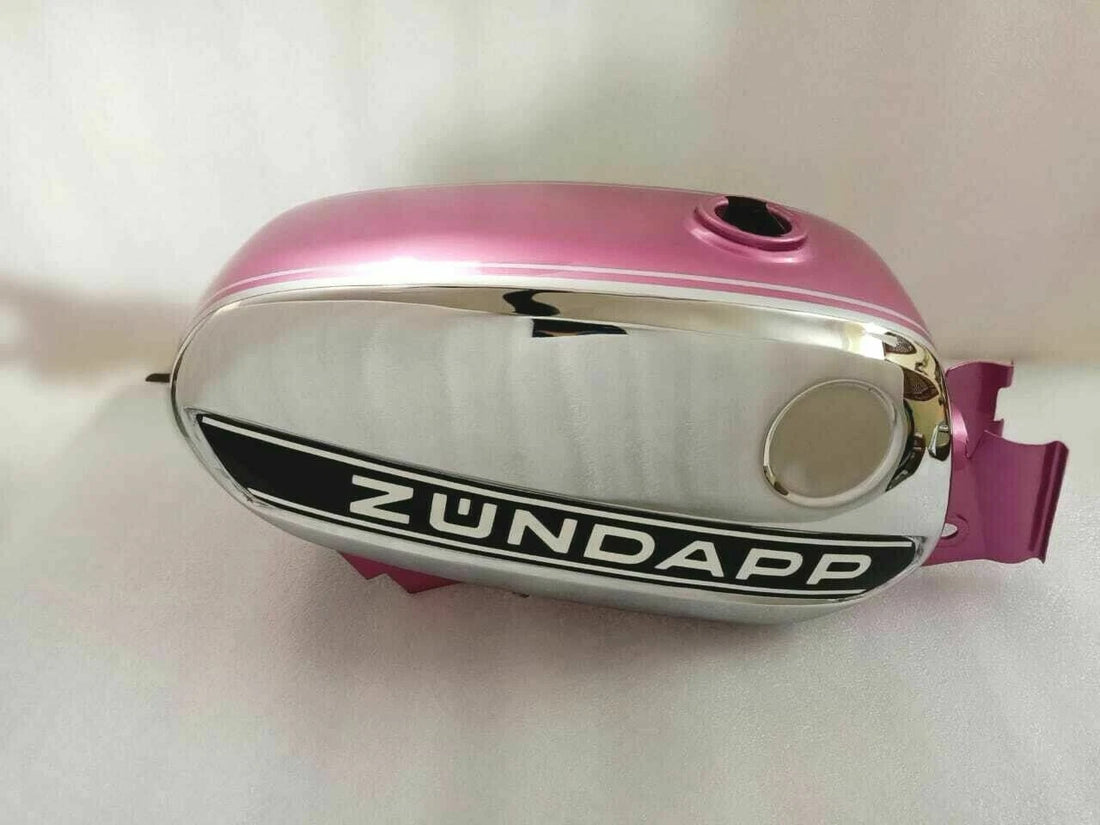 Fit For Zundapp KS 50 Cross 517-52 Pink Chrome Petrol Tank 1975 @LS