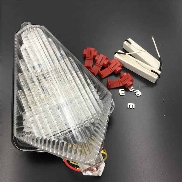 LED Tail Light Clear Integrated Turn Signal Fit For 2007-2008 Yamaha Yzf R1