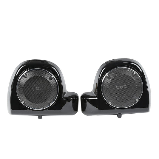 6.5" Speaker Pod Box Grills Lower Vented Fairings Fit For Harley Touring 2014-23