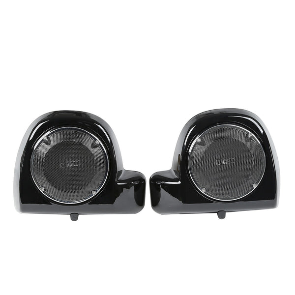 6.5" Speaker Pod Box Grills Lower Vented Fairings Fit For Harley Touring 2014-23