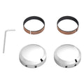 Front Fork Stem Upper Nut Covers Fit For Harley Softail 2009-2020 Dyna 2009-2017