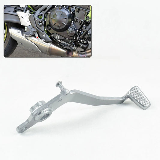 Fits 2017-2023 Kawasaki Ninja 650 Z650 Z650RS Rear Foot Brake Lever Pedal Silver