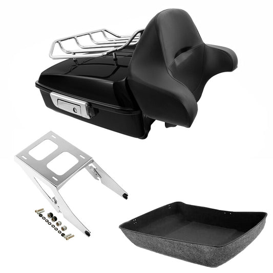 Chopped Trunk Pad Rack Two-Up Mount Fit For Harley Sport Glide Flsb 2018-21