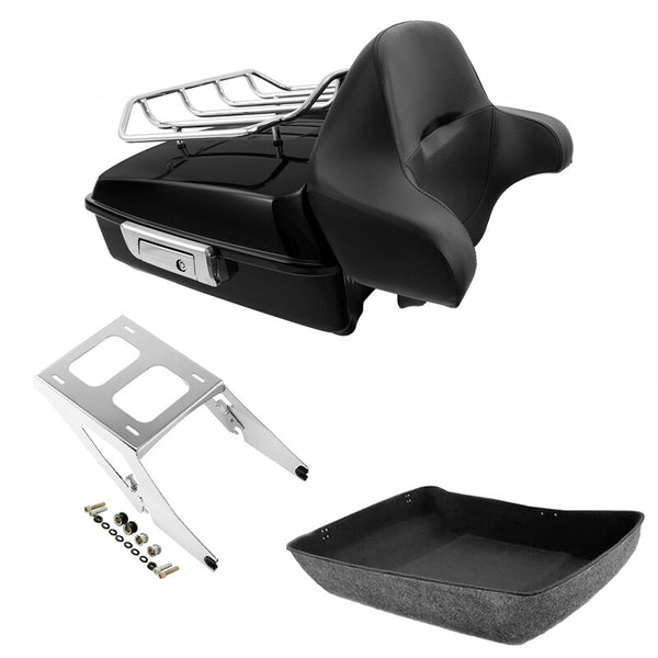 Chopped Trunk Pad Rack Two-Up Mount Fit For Harley Sport Glide Flsb 2018-21