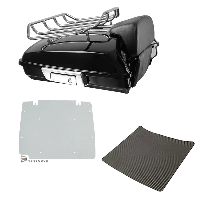 Razor Trunk Backrest Rack Plate Fit For Harley Touring Road Street Glide 14-2026