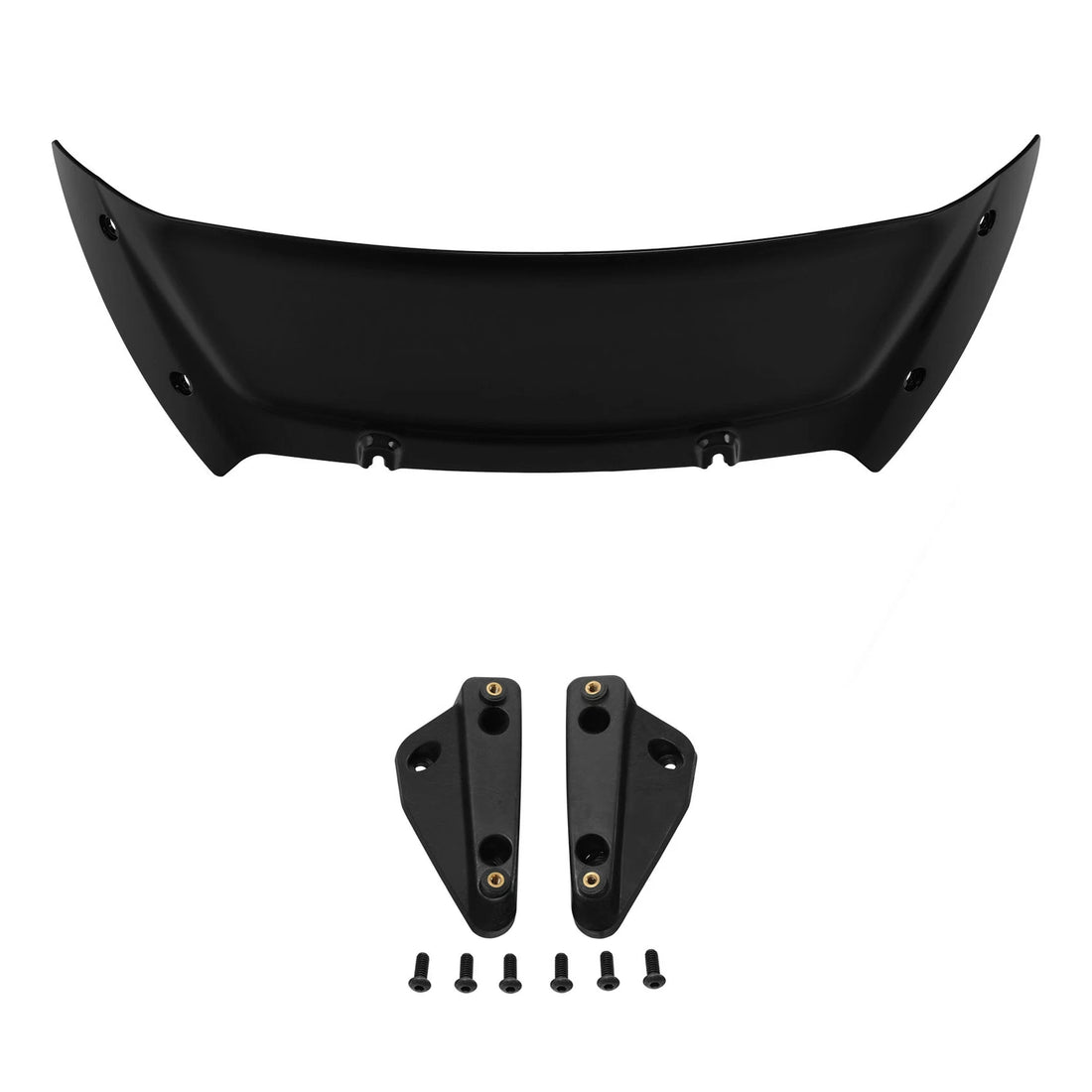 6" Black Windshield Bracket Mounts Fit For Harley Cvo Road Glide 23-26 Fltrx 24