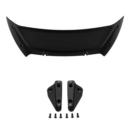 6" Black Windshield Bracket Mounts Fit For Harley Cvo Road Glide 23-26 Fltrx 24