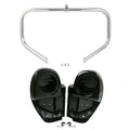 Lower Vented Fairing 6.5" Speaker Pod Crash Bar Fit For Harley Touring 2014-2024