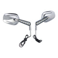 Rear View Mirrors W/ LED Turn Signals Fit For Harley V Rod Vrscf Muscle Chrome