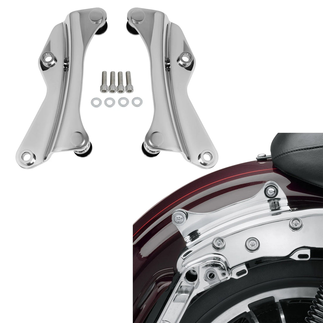 4 Point Docking Hardware Kit Fit For Harley Road King Street Glide 2014-2025 24