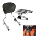 Backrest Sissy Bar Stealth Luggage Rack Fit For Harley Touring Road Glide 09-25