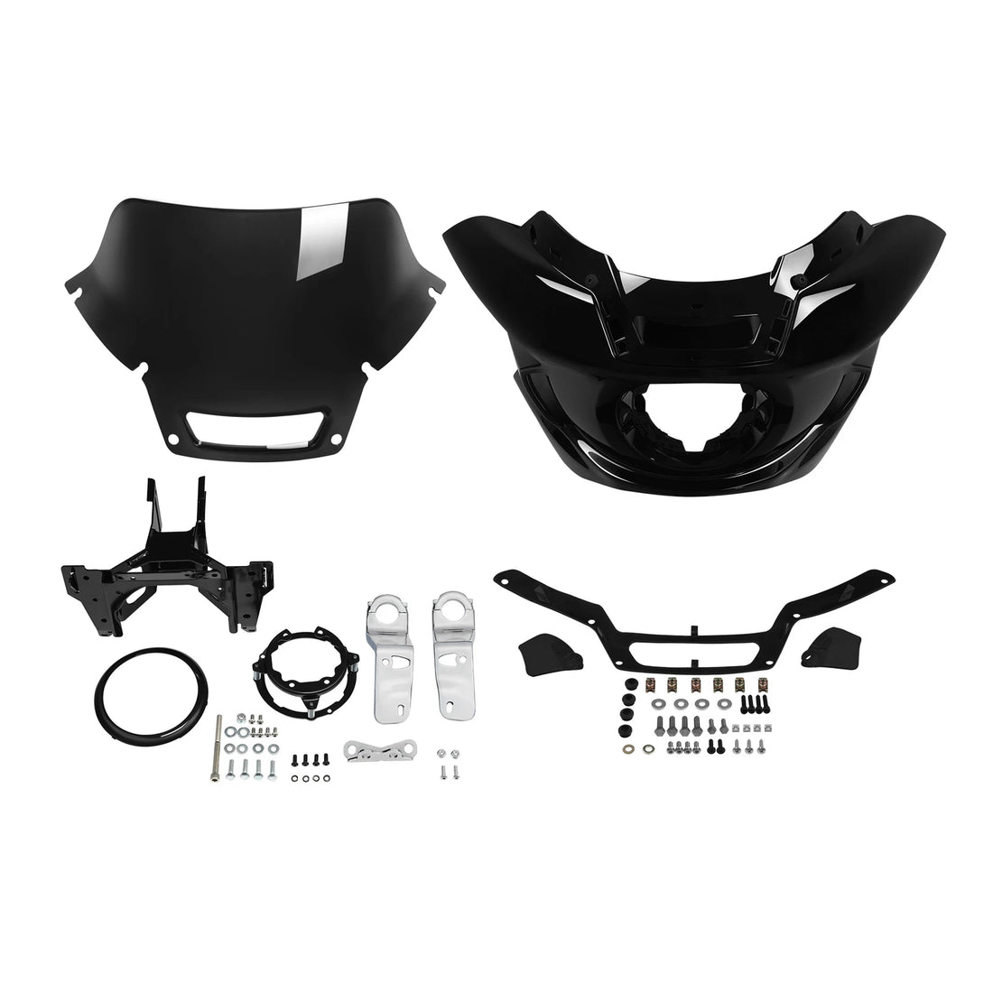 Front Headlight Fairings Mount Bracket Kit Fit For Harley Low Rider ST 22-25 24