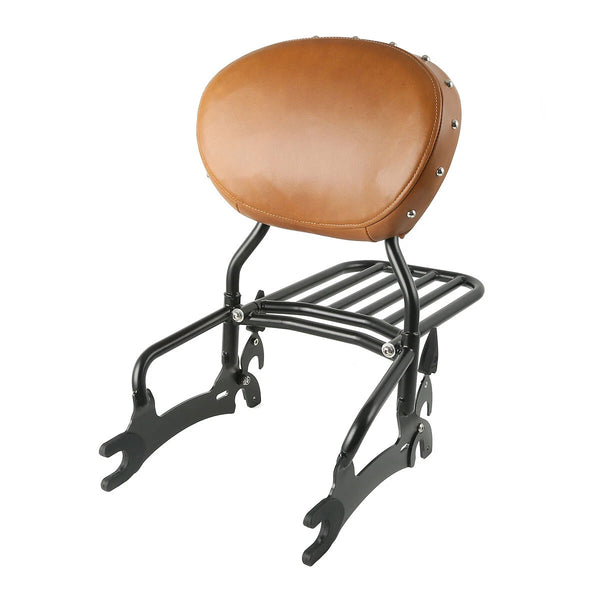12" Backrest Sissy Bar Luggage Rack Fit For Indian Chief Vintage Classic 14-2018