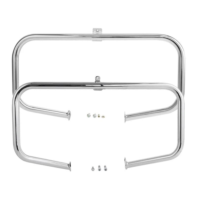 Chrome 1 1/4'' Engine Guard Crash Bar Fit For Harley Touring 1997-2008 2009-2024