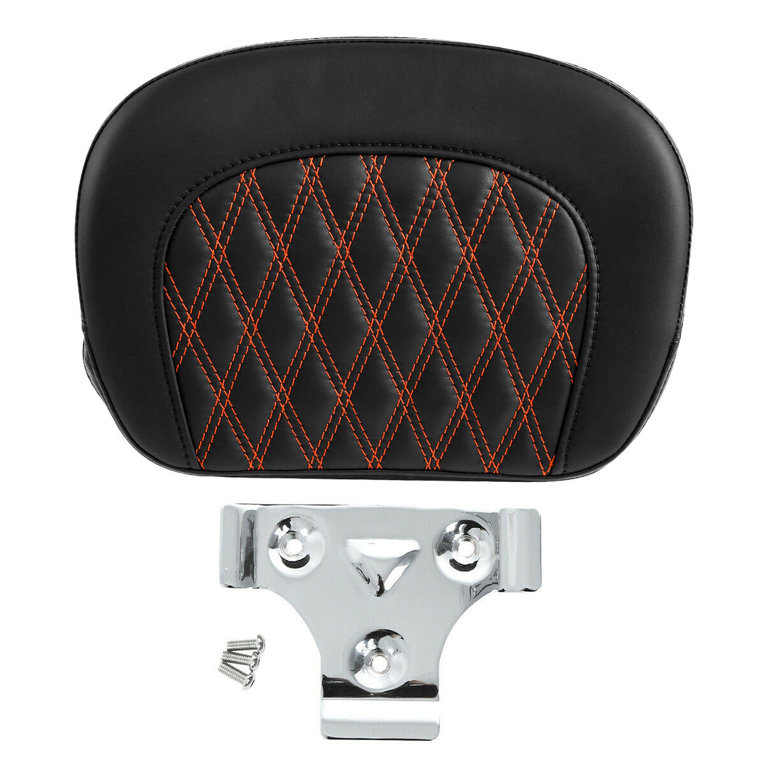 Passenger Sissy Bar Backrest Pad Fit For Harley Electra Glide Road King Glide