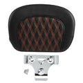 Passenger Sissy Bar Backrest Pad Fit For Harley Electra Glide Road King Glide