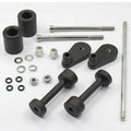 Fit For Kawasaki Ninja 250R EX250 2008-2012 Frame Sliders Crash Protection Black