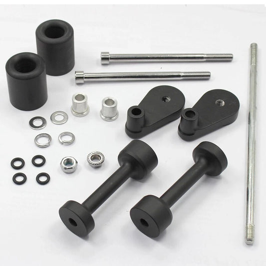 Fit For Kawasaki Ninja 250R EX250 2008-2012 Frame Sliders Crash Protection Black