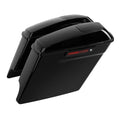 5" Stretched Hard Saddle Bags 6x9" Speaker Lid Fit For Harley Street Glide 14-23