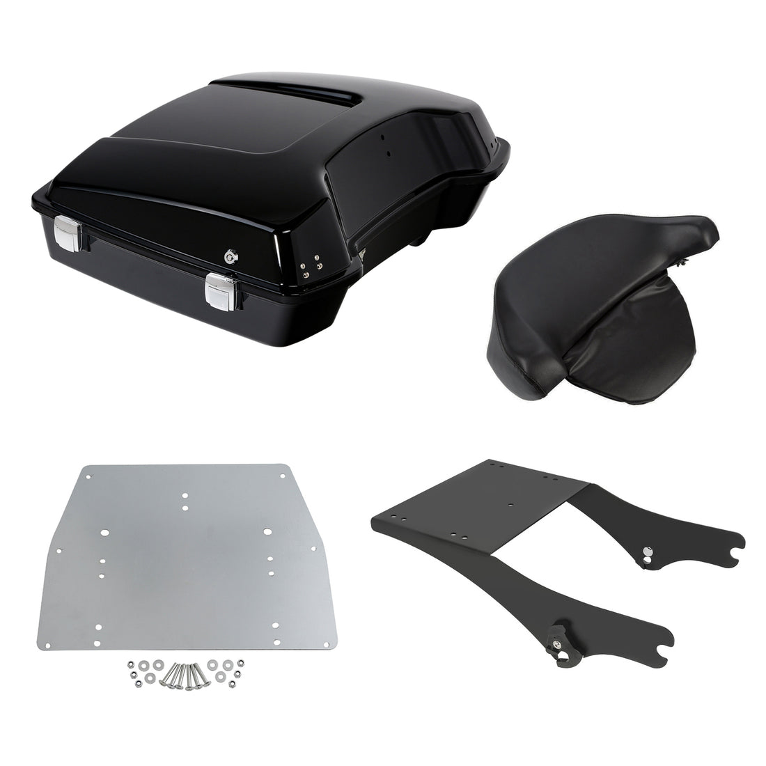 Razor Trunk Backrest Mount Plate Fit For Harley Touring Road King Glide 97-2008