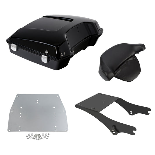 Razor Trunk Backrest Mount Plate Fit For Harley Touring Road King Glide 97-2008
